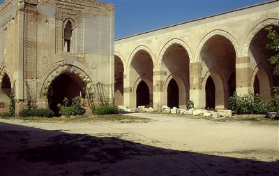 Das Innere des Sultans Hani Caravanserai, Türkei